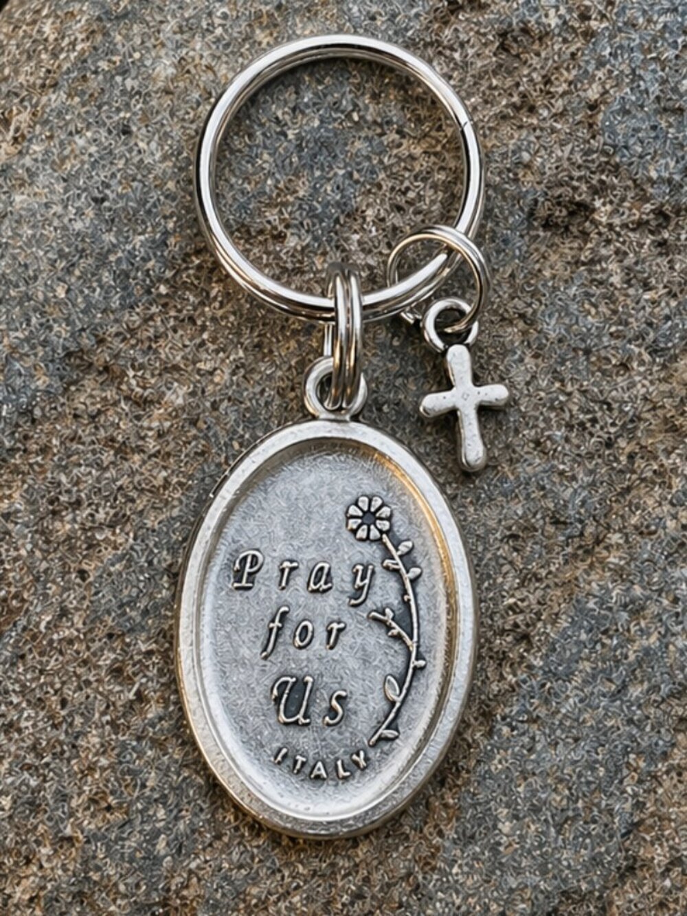 St. Francis Pet Collar Medal Dog Tag Silver | Handmade - Picture 3 of 5